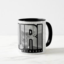 ユーリベツメノフ引用文文字コーヒーマグ