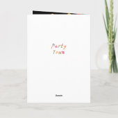 ユーリョクサンタ 🎅🛸 UFO クリスマス グリーティング カード (裏面)