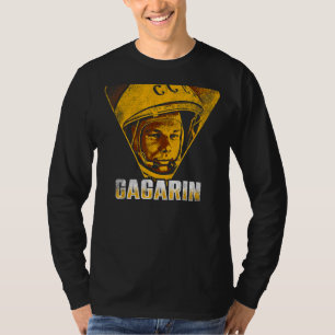 ユーリ・ガガガーリン・コスモナウ宇宙飛行士宇宙ソ連ユニオ Tシャツ