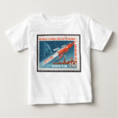 ユーリ・ガガーリンボストク1は宇宙第1位の男性 ベビーTシャツ (正面)
