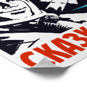 ユーリ・ガガーリン – ソヴィンテージ宇宙プロパガンダ ポスター (角)