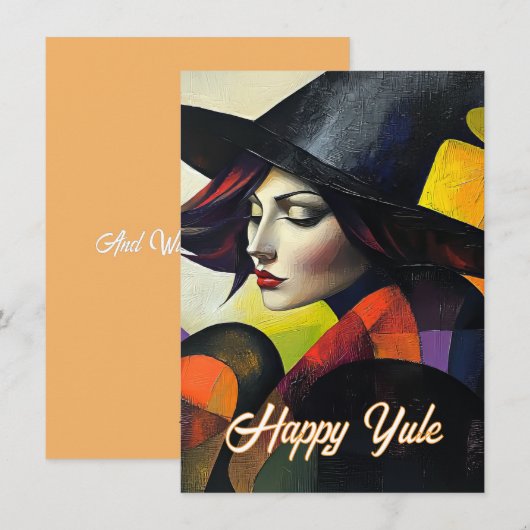 ユールと冬至のカード シーズンカード (正面/裏面)