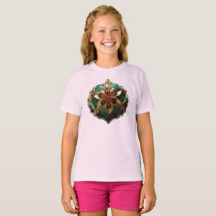 ユールタイドの豪華さ:クリスマスの金の糸 Tシャツ