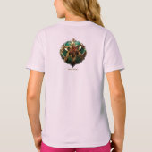 ユールタイドの豪華さ:クリスマスの金の糸 Tシャツ (裏面)