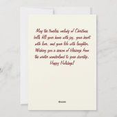 ユールタイド カロル ベル シーズンカード (裏面)