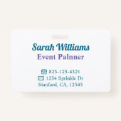 ユールドゥ語でのカスタムデザイン名 バッジ (裏面)