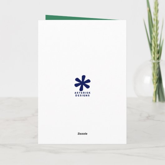 ユールマンモスのクリスマス シーズンカード (裏面)