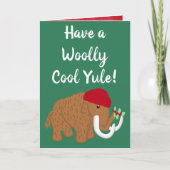 ユールマンモスのクリスマス シーズンカード (正面)