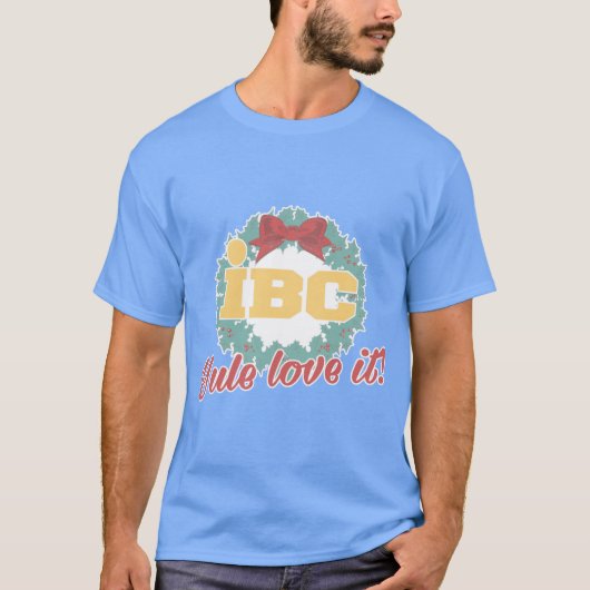 ユールラブイツクリスマスデザイン Tシャツ (正面)