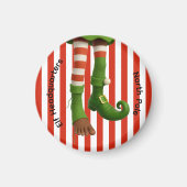 ユール期のユーモア マグネット | ノースポールのクリスマス ワイン (正面)