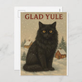 ユール猫のユールカード シーズンポストカード (正面/裏面)