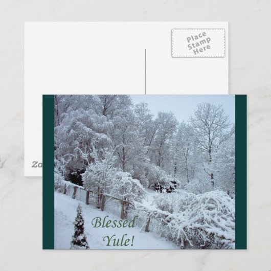ユール祝福 ポストカード (正面/裏面)