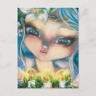 ユール（キリスト降誕祭）のクリスマスカード シーズンポストカード