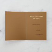 ユール（キリスト降誕祭）のドラゴン シーズンカード (内部)