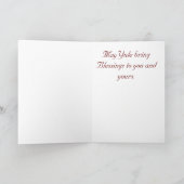 ユール（キリスト降誕祭）の天恵 シーズンカード (内部)