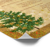 ユール（キリスト降誕祭）の木切り神事 ポスター (角)