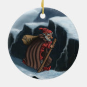 ユール（キリスト降誕祭）の若者山 セラミックオーナメント (裏面)
