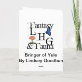ユール（キリスト降誕祭）のBringer シーズンカード (裏面)