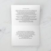 ユール(キリスト降誕祭)アイスランドの若者たち、クリスマス・プランクス・イン・スノー カード (内部)