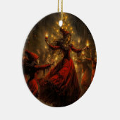 ユール(キリスト降誕祭)ウィッチクリスマス セラミックオーナメント (右)