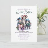 ユール（キリスト降誕祭）ウィンター至ホリデーヤートヴ異教のィッカ 招待状 (スタンド正面)