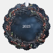 ユール（キリスト降誕祭） オーナメントカード (裏面)