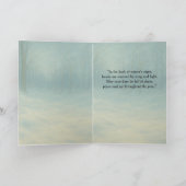 ユール（キリスト降誕祭）カード折りグリーティングカード カード (内部)