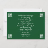 ユール(キリスト降誕祭)キャンドルスウィンター至ウィッチウィッカ信者異教の 招待状 (正面)