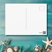 ユール（キリスト降誕祭）クールサンタ&フラミンゴビーチクリスマス シーズンポストカード