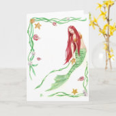 ユール(キリスト降誕祭)タイドグリーティングバイデアンナバッハ カード (黄色い花)