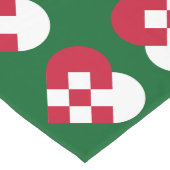 ユール（キリスト降誕祭）ハート ロングテーブルランナー (コーナー)