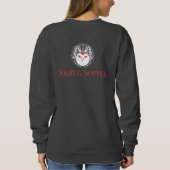 ユール（キリスト降誕祭）フクロウ スウェットシャツ (裏面)