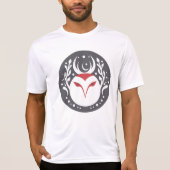 ユール（キリスト降誕祭）フクロウ Tシャツ (正面)