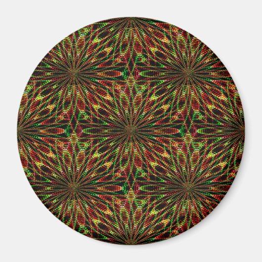 ユール（キリスト降誕祭）フルーア..... マグネット (正面)