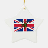 ユール(キリスト降誕祭)ブルニア セラミックオーナメント (裏面)