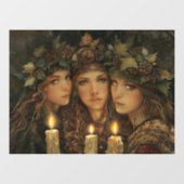 ユール(キリスト降誕祭)マイダン ウィンドウサイン (シート)