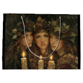 ユール（キリスト降誕祭）マイダン ラージペーパーバッグ (裏面)