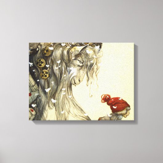 ユール（キリスト降誕祭）ヤートジョンバウアー キャンバスプリント (正面)