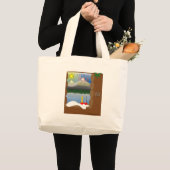 ユール(キリスト降誕祭) ラージトートバッグ (正面(商品))