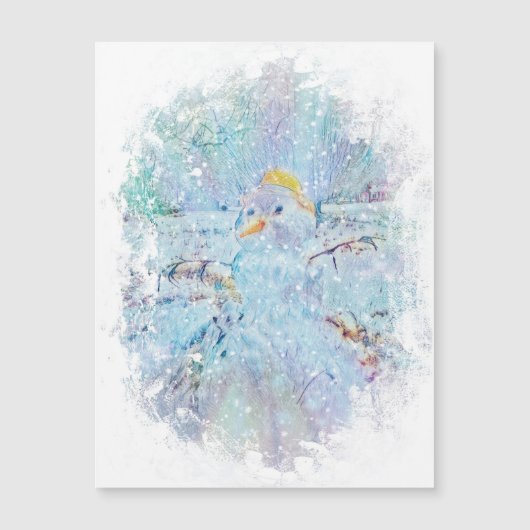 ユール（キリスト降誕祭）冬雪だるま (正面)