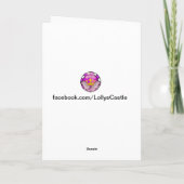 ユール（キリスト降誕祭）季節のごあいさつホリデーカードfromハンドメイド シーズンカード (裏面)