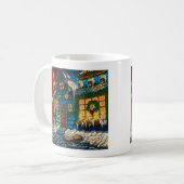 ユール(キリスト降誕祭)応援11オズクラシックムグ コーヒーマグカップ (正面左)