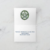 ユール(キリスト降誕祭)恵み:グリーティングカード シーズンカード (内部)