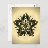 ユール(キリスト降誕祭)星 ポストカード (正面/裏面)