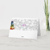 ユール（キリスト降誕祭）木 シーズンカード (裏面)