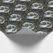 ユール（キリスト降誕祭）猫 ラッピングペーパー (角)