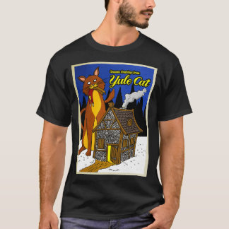 ユール（キリスト降誕祭）猫 Tシャツ