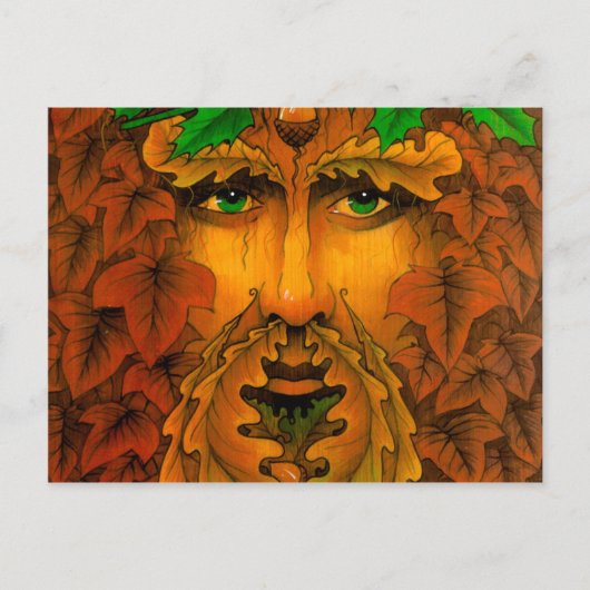 ユール（キリスト降誕祭）王 ポストカード (正面)