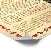 ユール（キリスト降誕祭）異教のツリーポスター ポスター (角)