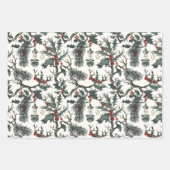 ユール（キリスト降誕祭）,異教のノルディックホリデイ ラッピングペーパーシート (正面)